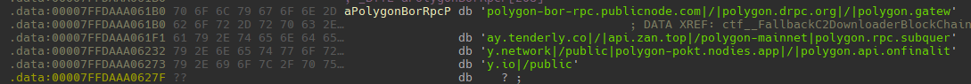 TELEPUZ Polygon blockchain RPC endpoints used for C2 fallback method via Ethereum JSON-RPC calls