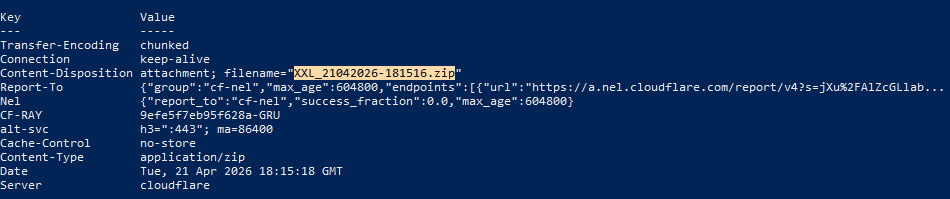 Zip file containing TCLBANKER grabbed from the file server