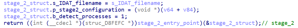 Structure used in stage 2