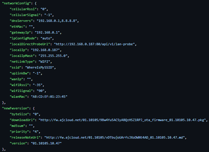 POST response from https://cam-gw-us.ajcloud.net/api/v1/fetch-infos