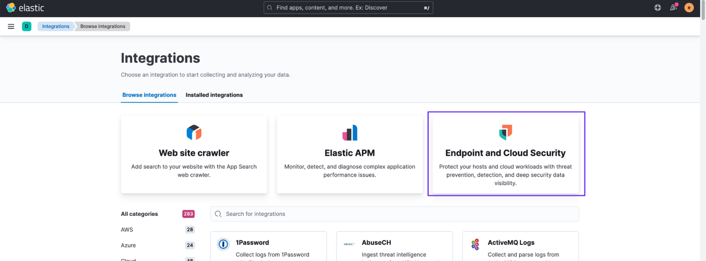 Endpoint and Cloud Security integration