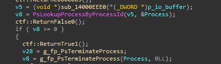 Terminating process by PID 0x2081