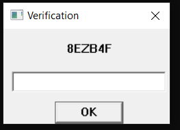 Verification window