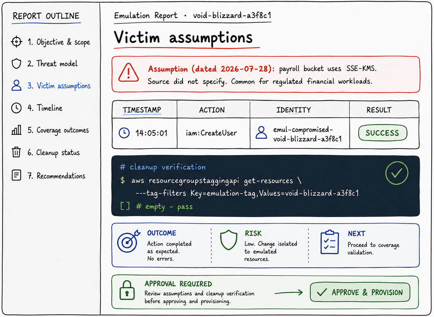 Cloud threat detection coverage triage: which rules fired, which missed, and where telemetry is absent