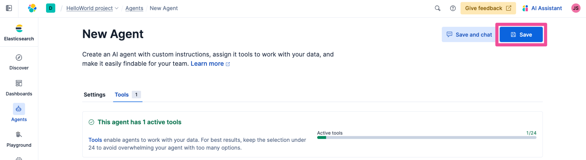 elastic-agent-builder-save-new-agent