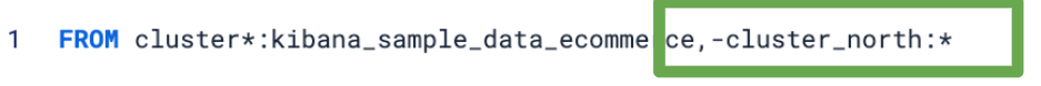 Ein Codebeispiel für eine clusterübergreifende Untersuchung.