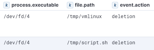 Deleting the script and unpacked kernel