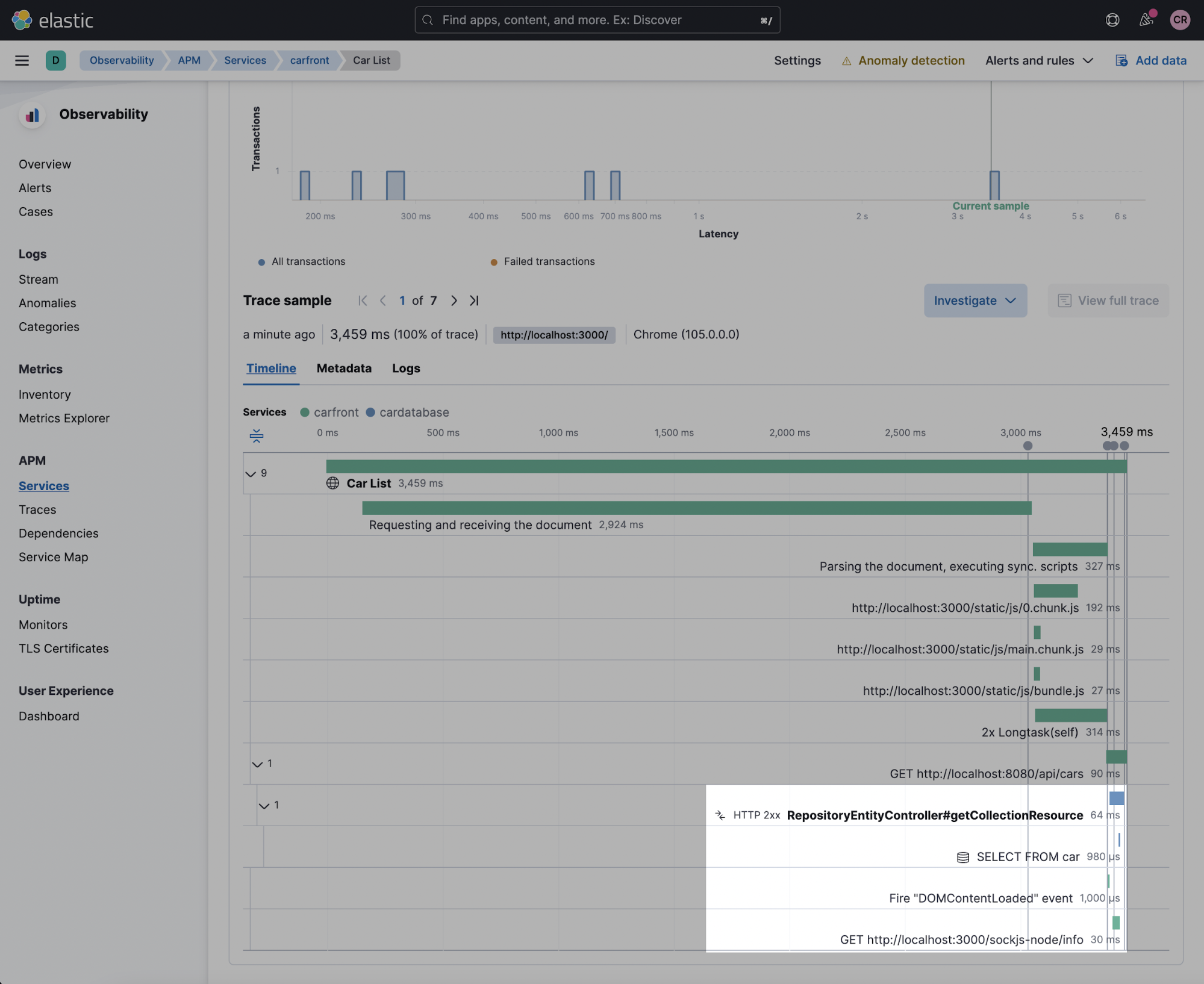 Elastic APMでリアルユーザー監視（RUM）を実行 | Elastic Blog