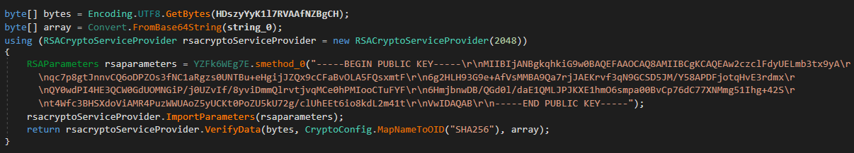 RSA-SHA256 task verification