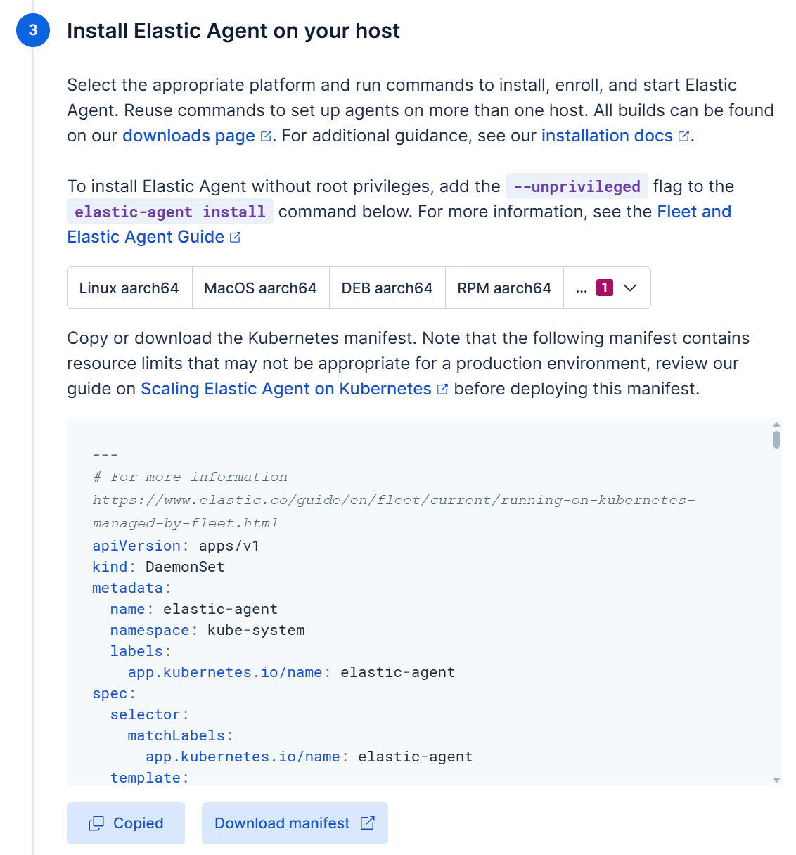 Figure 3: Defend for Containers Kubernetes manifest overview