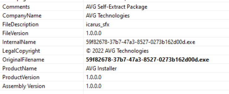 Agente Tesla disfrazado de instalador de AVG