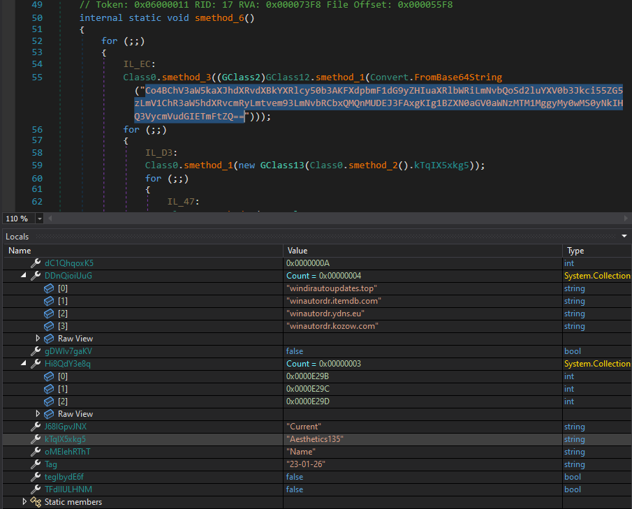 PureRAT decoded configuration
