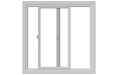 a gray illustration of a sliding window