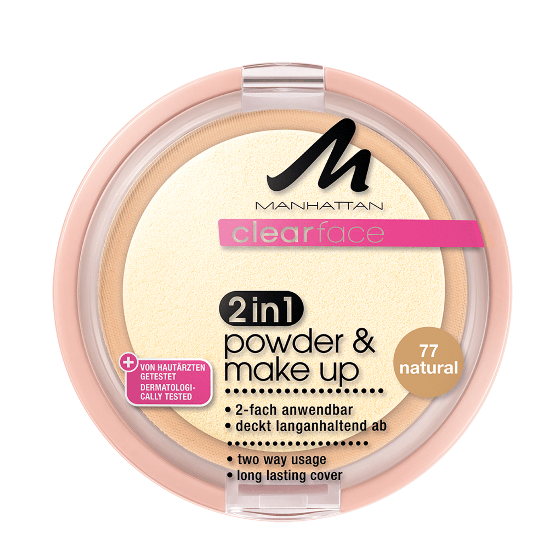 Clearface Compact Powder Make Up Concealer Manhattan