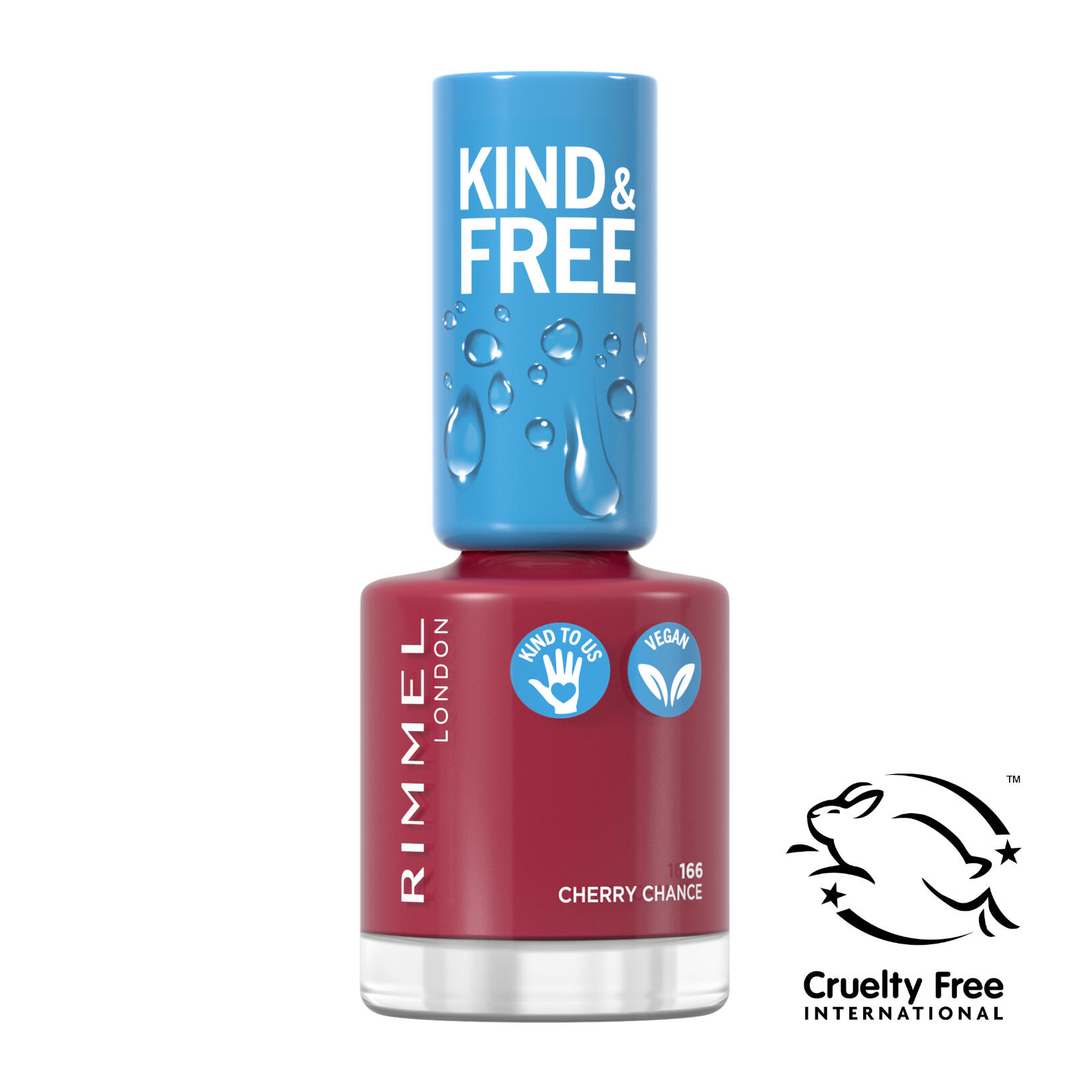 Cherry Chance by Rimmel nail polish