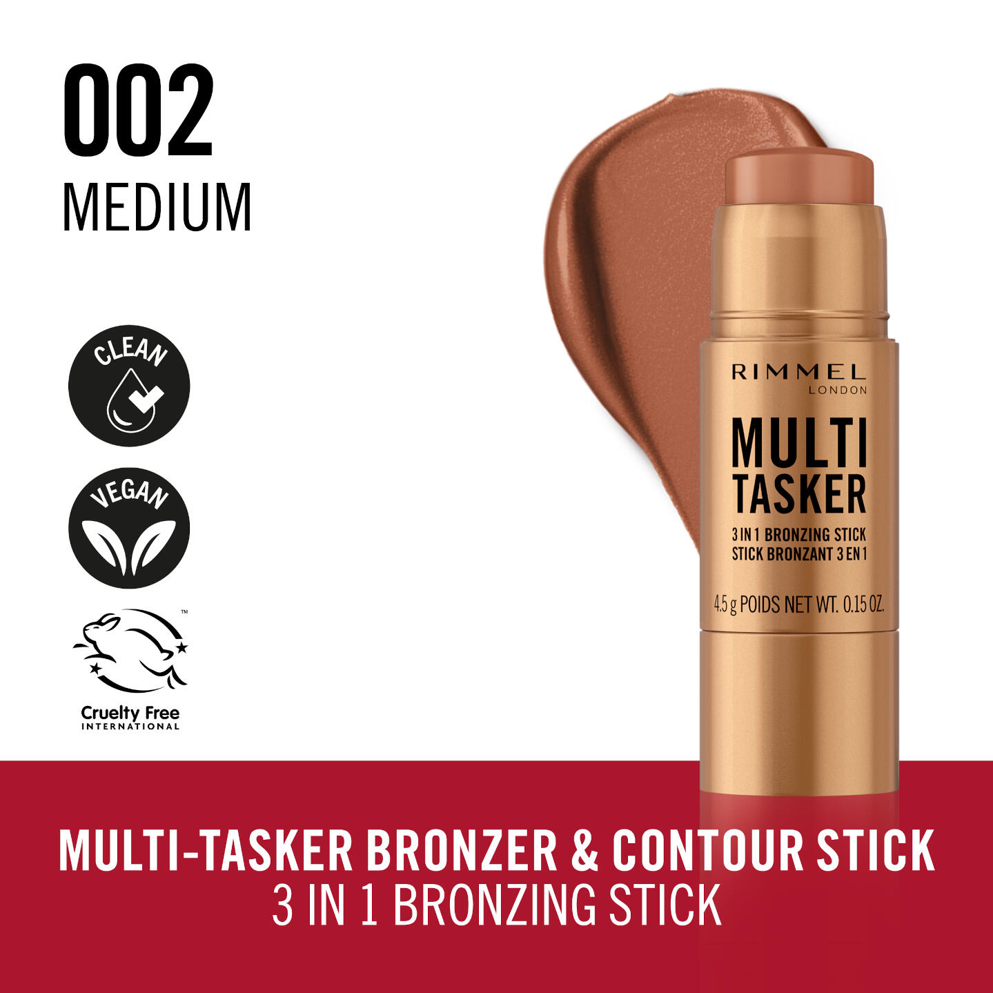 Multi Tasker 3 in 1 Bronzing Stick | Rimmel London