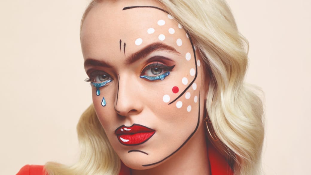 Pop-Art Makeup For Halloween