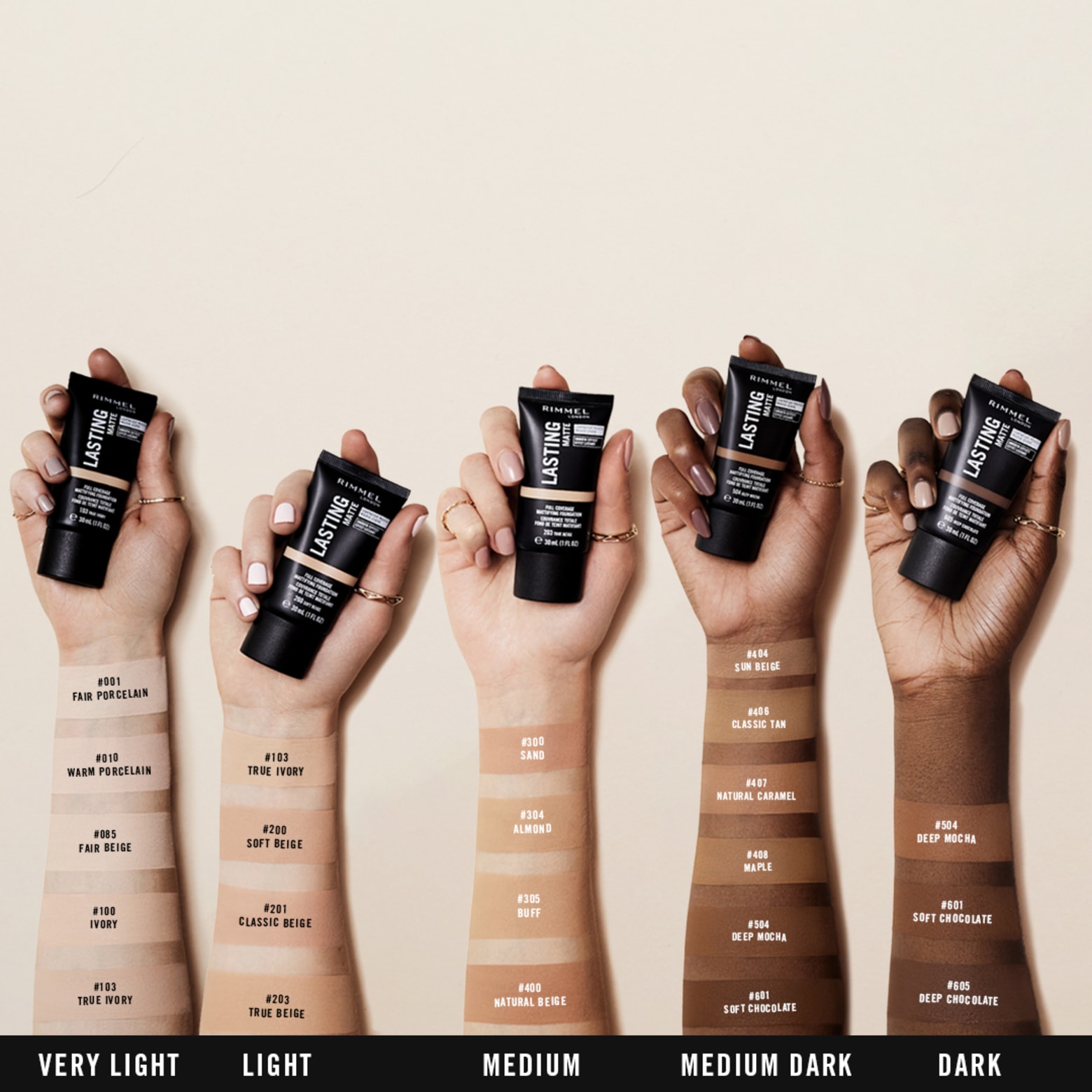 Rimmel long lasting matte deals foundation