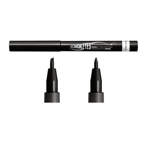 Eyeliner Feutre Rimmel Scandaleyes Noir - Waterproof, Longue Tenue - 1ml - Neuf