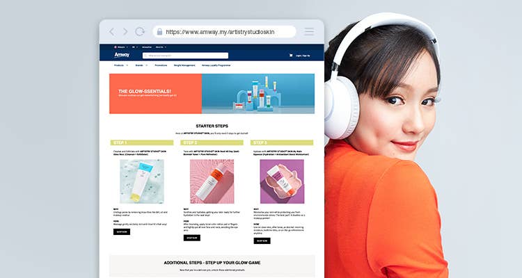 ARTISTRY STUDIO™ SKIN Website 