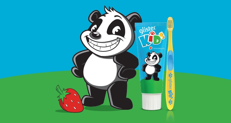 GLISTER Kids Toothbrush Toothpaste 2