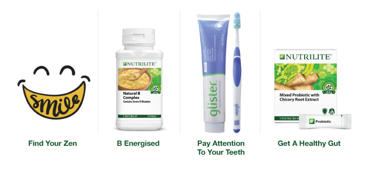 Exercise and take your supplements and maintain oral hygiene