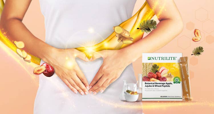 透过Nutrilite 促进您的胃部健康 
