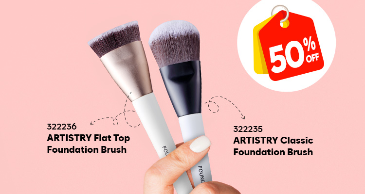 ARTISTRY Makeup PWP New Foundation Brushes