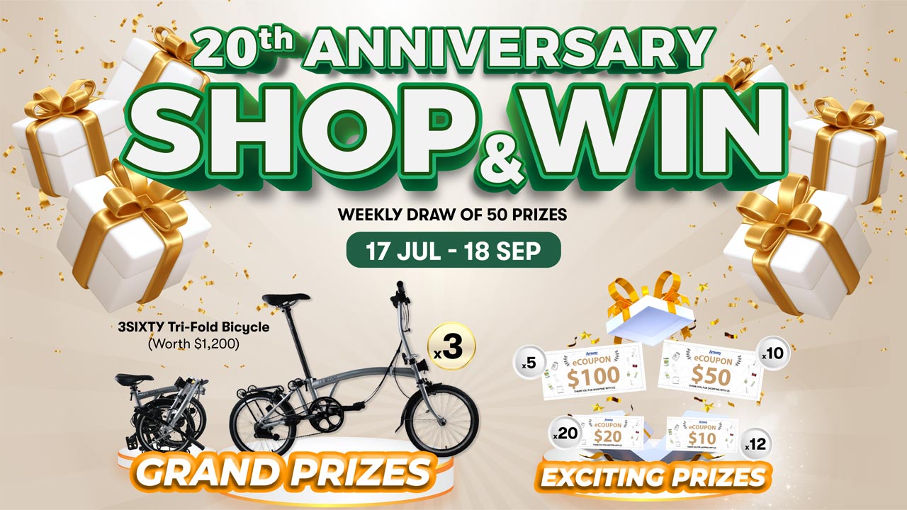 20th Anniversary Shop & Win Lucky Draw