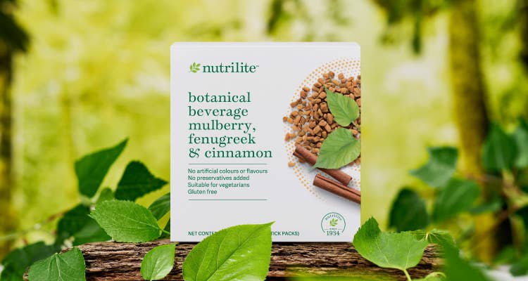 Nutrilite Botanical Beverage Mulberry, Fenugreek & Cinnamon 