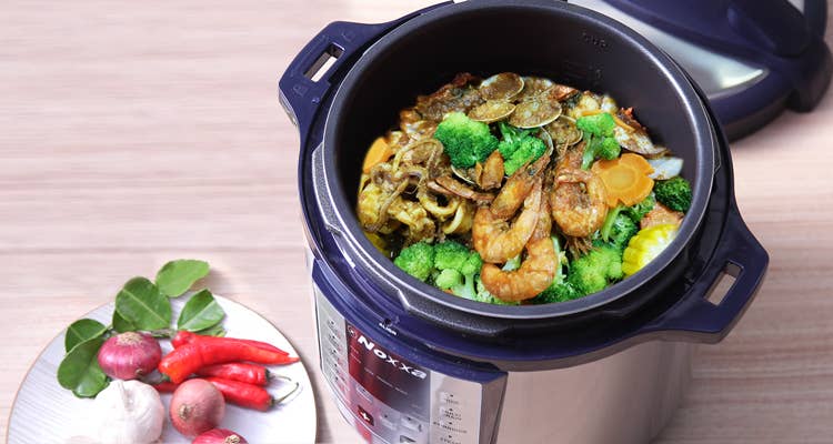 Seafood Shellout Recipe with Noxxa Pressure Cooker 