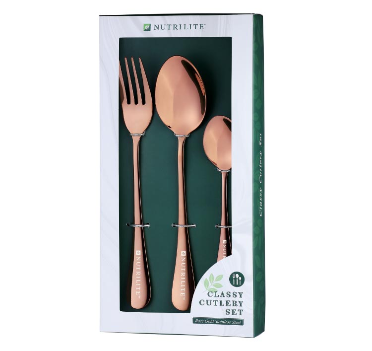 Nutrilite Classy Cutlery Set is packed in an exclusive gift box.jpg