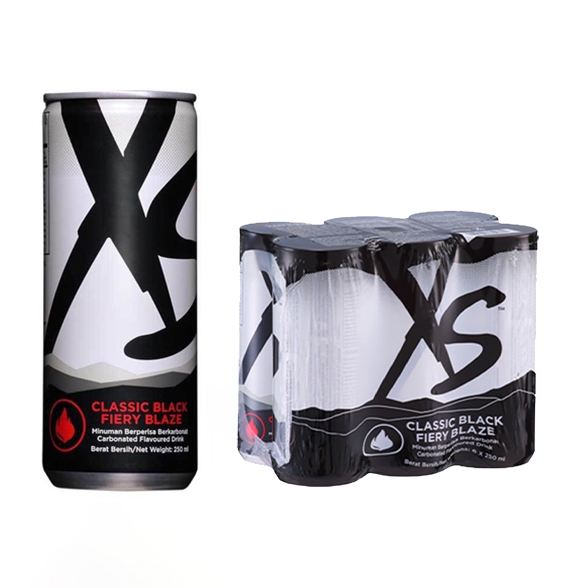 XS Classic Black Fiery Blaze - 1 Pack Of 6 Cans.jpg