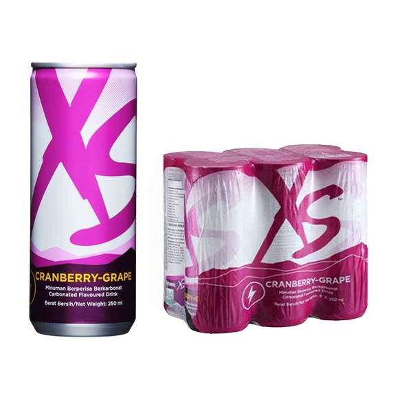 XS Energy Drink Cranberry-Grape - 1 pack of 6 cans.jpg