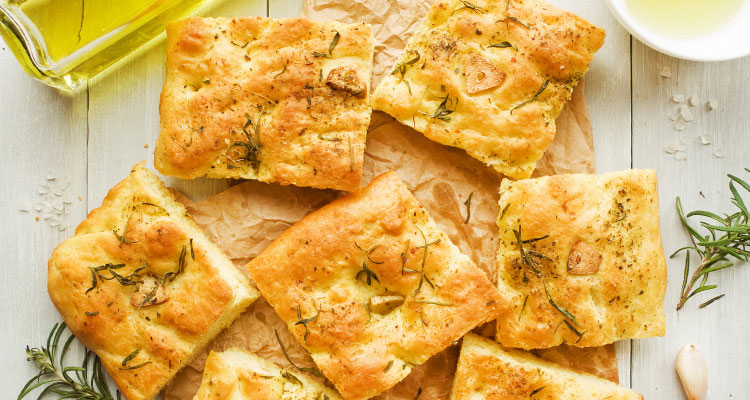 Garlic And Rosemary Focaccia Recipe With Noxxa Breadmaker Amwaynow 7642