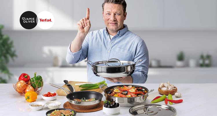 Cook Healthier Dishes With Tefal & Jamie Oliver Cook’s Classic Range