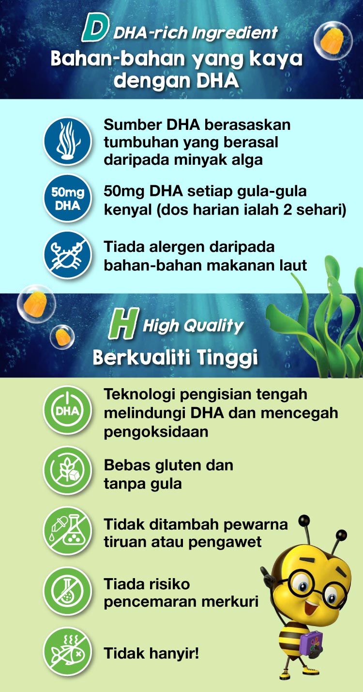 DHA derived from algal oil b