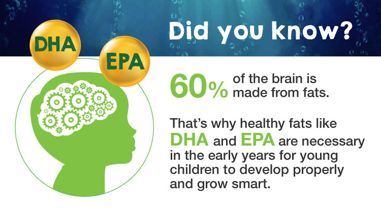 DHA is essential for your childs growth and development e