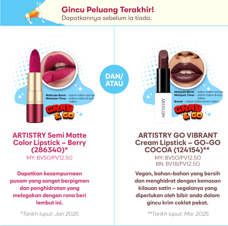 Promosi ​ Grab & Go ARTISTRY