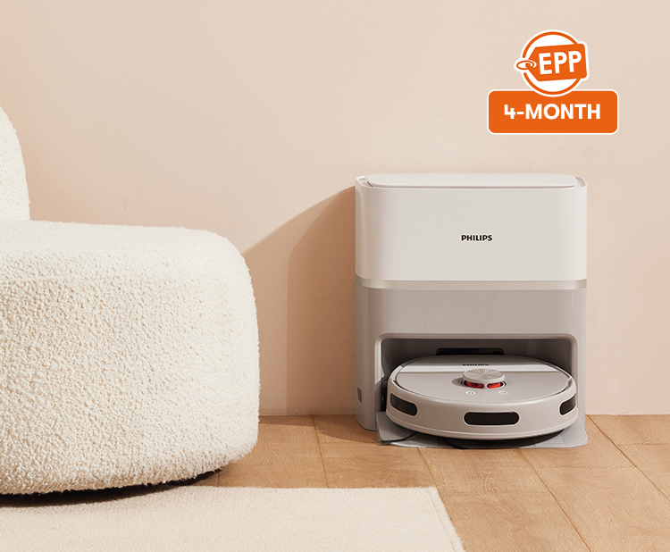 Philips Wet & Dry Robot Vacuum Cleaner 6000 Series GWP 2-Tier Storage ...