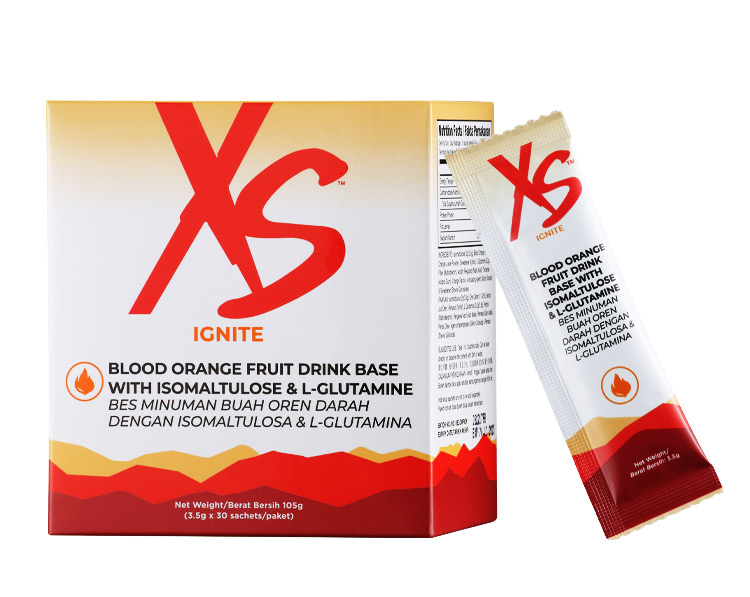 XS Ignite Blood Orange Fruit Drink Base With Isomaltulose & L-Glutamine 02.jpgg