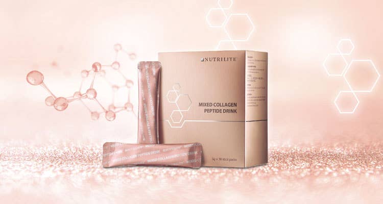 Beauty begins from within with the Mixed Collagen Peptide Drink 3 