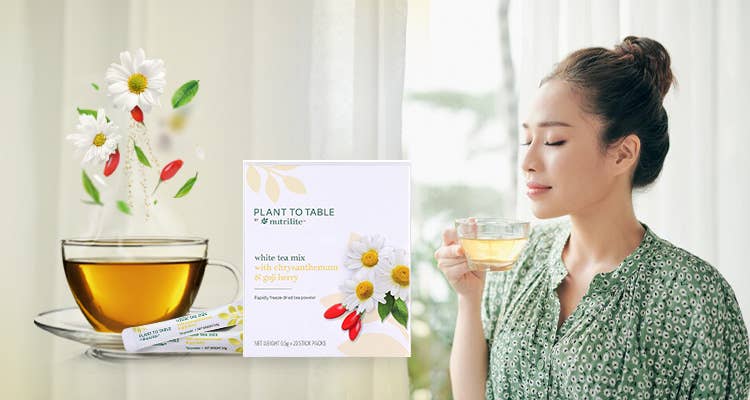 Can white tea with chrysanthemum and goji berry help you sleep better?