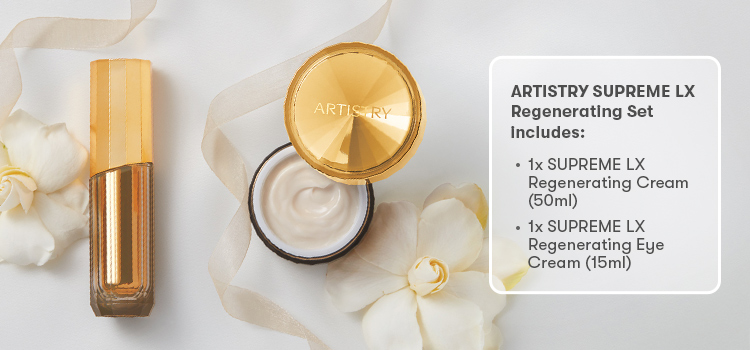 ARTISTRY SUPREME LX GWP Tanamera, Skincare Minis & Foils | AmwayNow