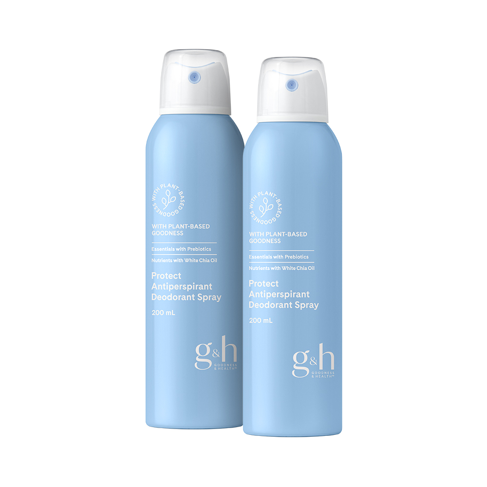 Pek Berkembar Deodoran Antipeluh Berbuli / Semburan g&h Protect | Amwaynow