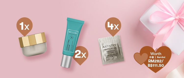 Pamper Mom: ARTISTRY SUPREME LX & LABS GWP Skincare Minis & Foils
