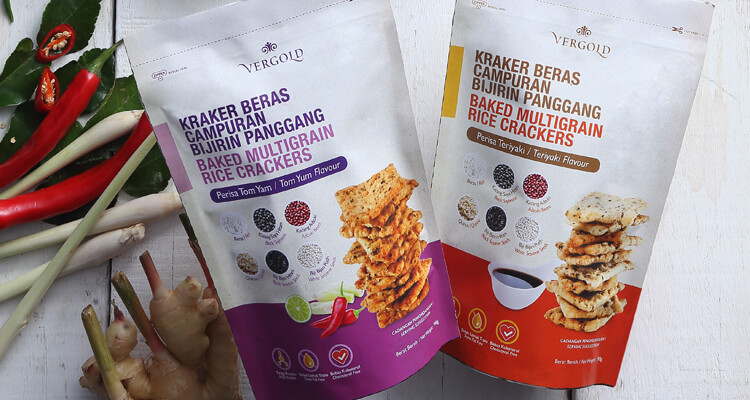 Vergold Baked Multigrain Rice Crackers