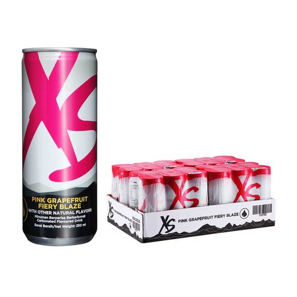 XS Energy Drink Pink Grapefruit Fiery Blaze-4 Packs Of 6 Cans.jpeg